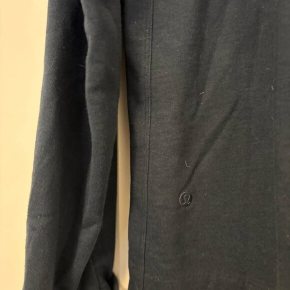 Lululemon Men’s Navy Terry Fleece Crewneck Sweatshirt w/ Side Zip Vents - Picture 5 of 5